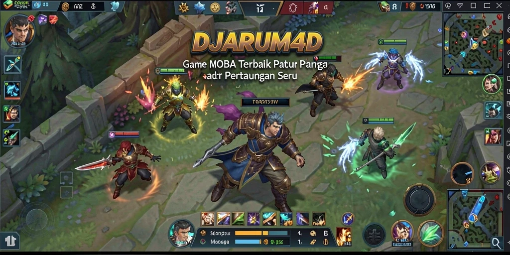 Tangkapan layar gameplay intens dan seru dari DJARUM4D.