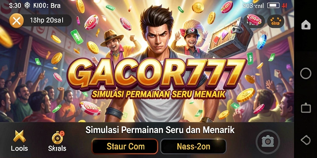 Screenshot GACOR777 menampilkan gameplay simulasi yang menyenangkan.