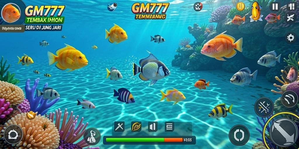 Gameplay seru dan menegangkan saat Tembak Ikan.