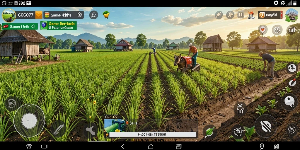 Gameplay menarik GOGO77 dengan berbagai aktivitas pertanian.