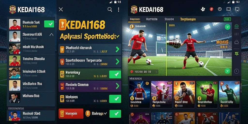Tampilan menarik dari gameplay Sportsbook KEDAI168 dengan berbagai opsi taruhan.