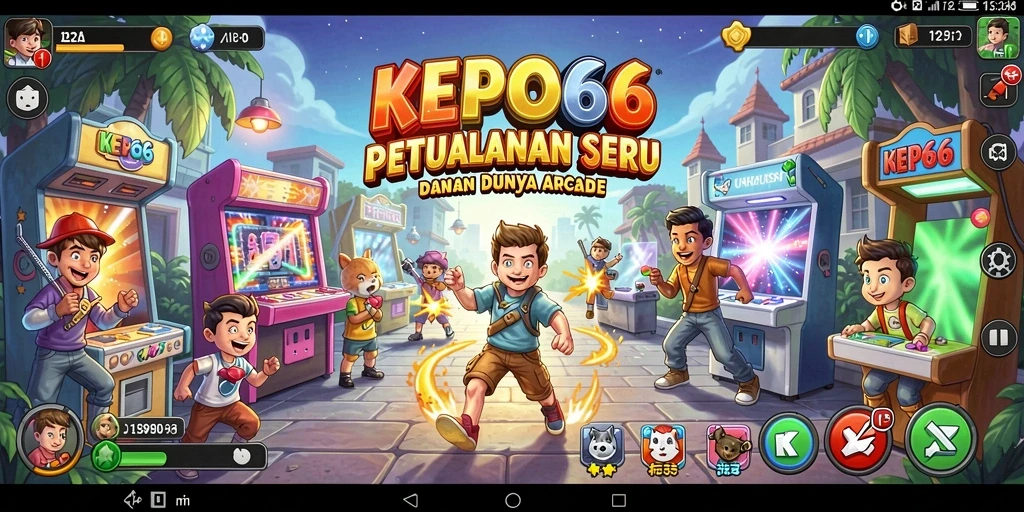 Screenshot gameplay KEPO66 menunjukkan aksi seru dalam game arcade.