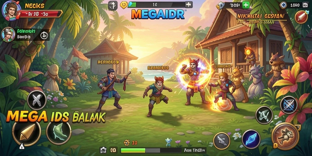 Tampilan gameplay seru dan menantang dari MEGAIDR.