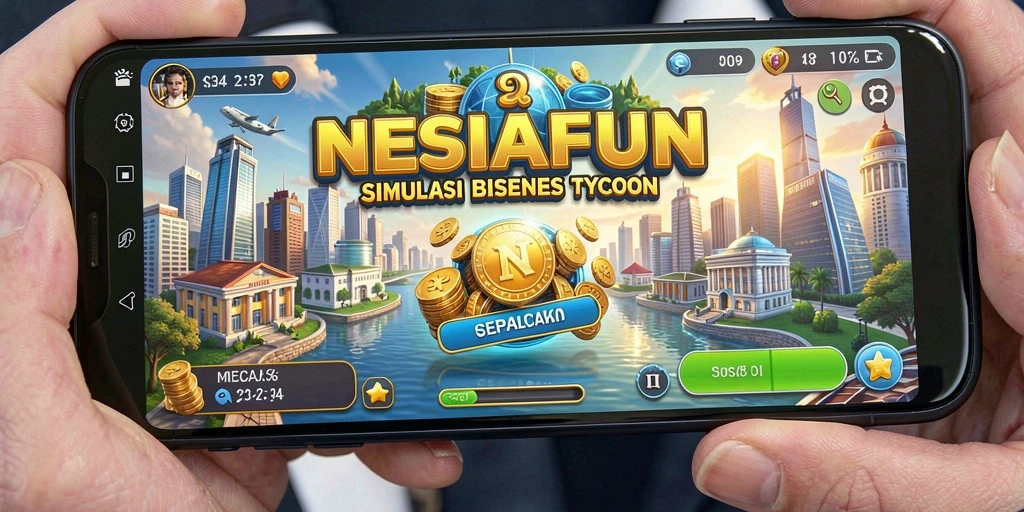 Tampilan gameplay Tycoon yang menarik dan interaktif di NESIAFUN.