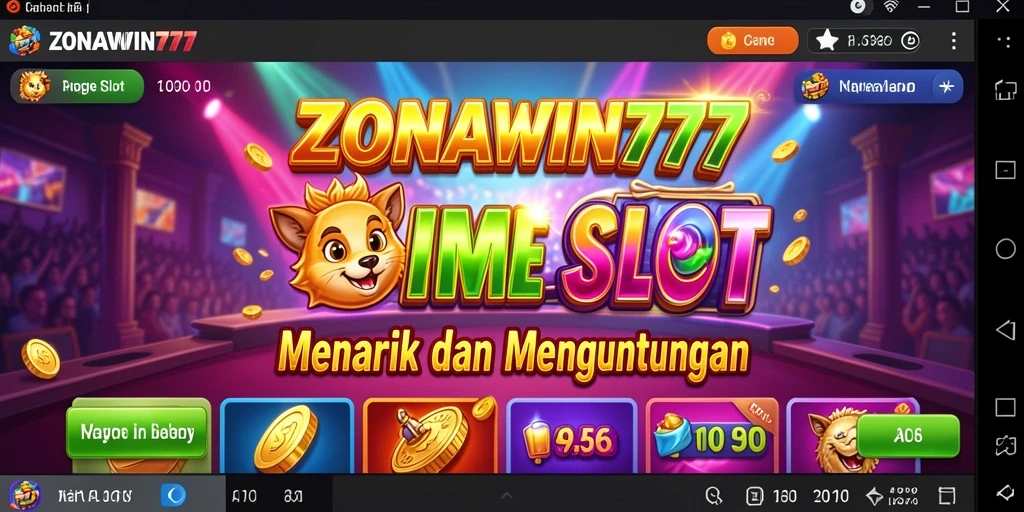 Tampilan gameplay slot yang seru dan mengasyikkan dari ZONAWIN777.